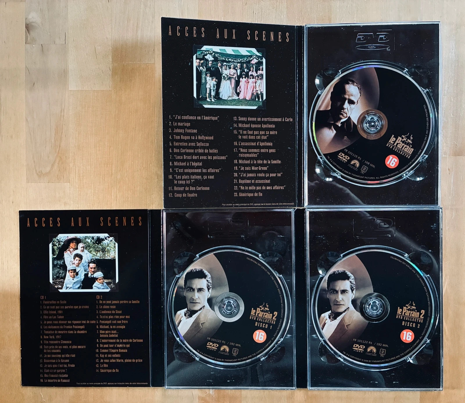 Coffret DVD trilogie Le Parrain van Francis Ford Coppola. – photo 4